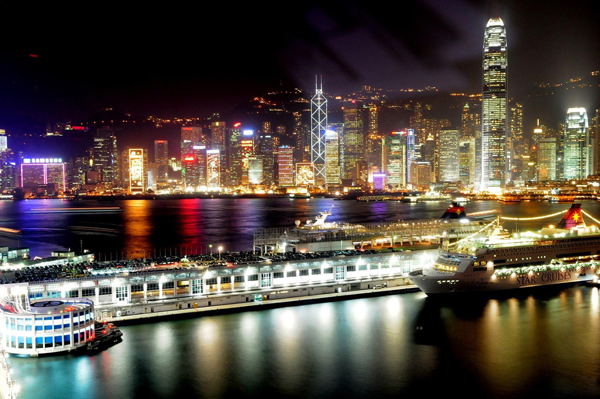 Victoria Harbor Night View